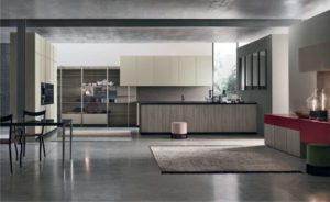 Cucina a vista 15 cucina moderna rovere grey
