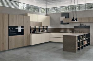 Cucina a vista 23 cucina moderna Stosa ad angolo