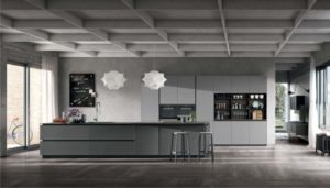 Cucina a vista 40 isola frame