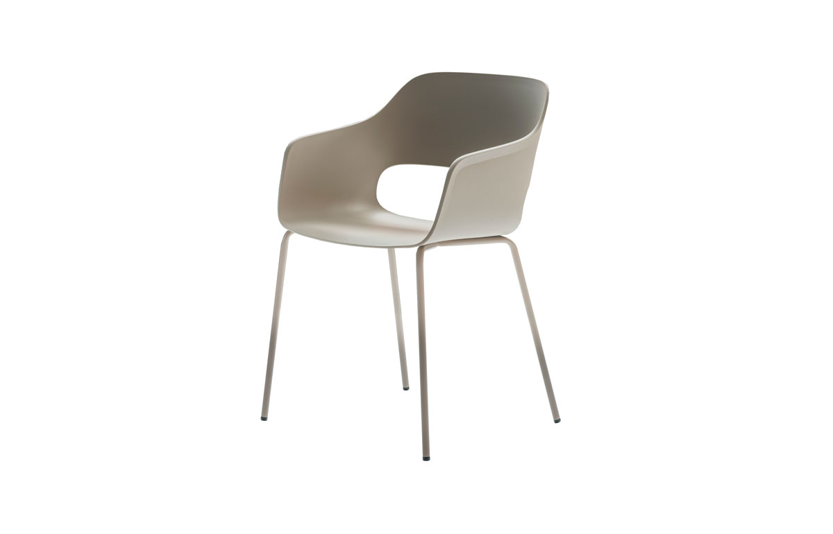 Sedie da cucina 25 Sedia in plastica Bianca