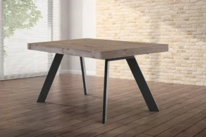 Tavolo moderno con top in laminato spessore 6cm
