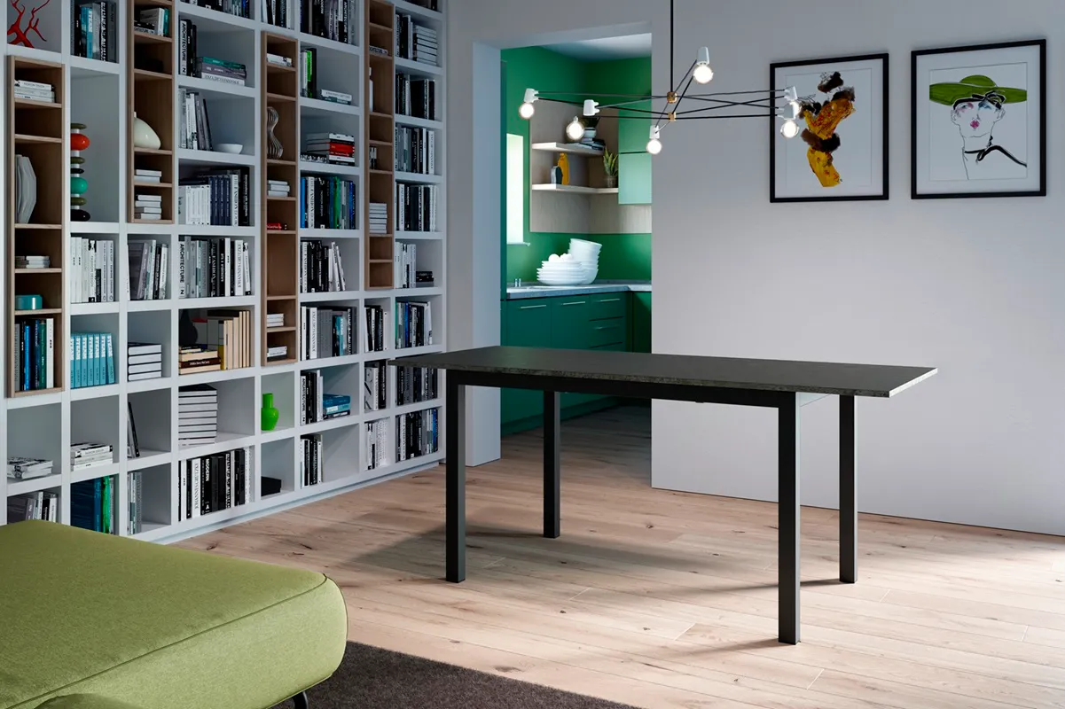 Tavoli da cucina 29 Tavolo rettangolare Plutone scuro